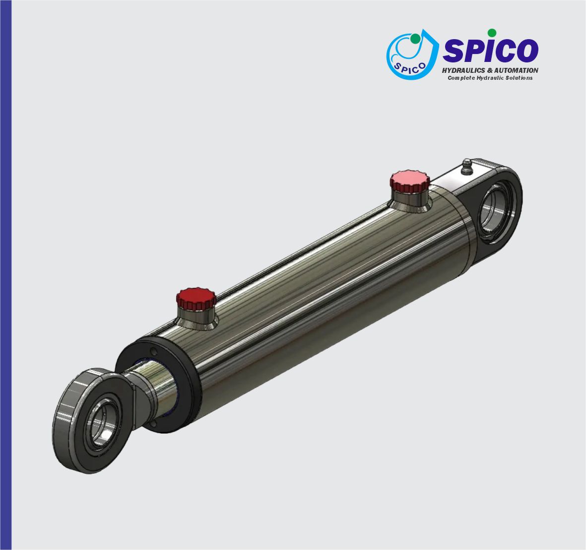 WELDED SPHERICAL BEARING HYDRAULIC CYLINDER